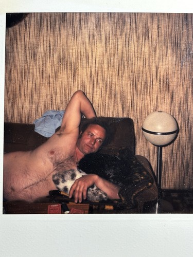 Polaroid foto mann sofa - polaroid,