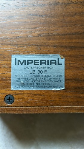 Imperial f - 30,